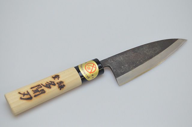 牧田商店】E4 多聞刃 アジ切包丁 105mm｜堺伝匠館オンラインショップ