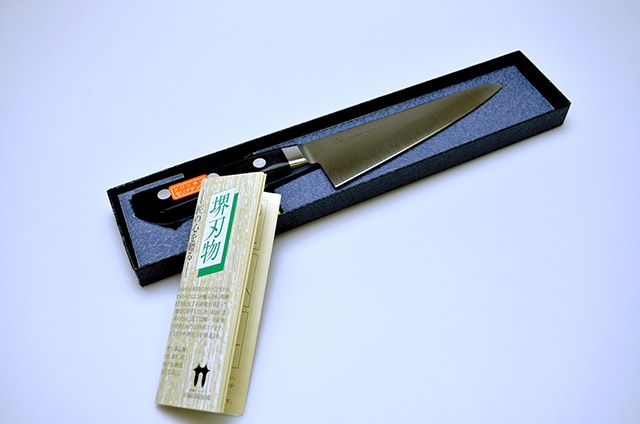 村田刃物】71 菊広 骨スキ角型包丁 145mm｜堺伝匠館オンラインショップ