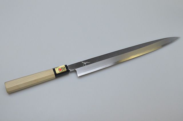 山本刃剣】35 英 青一 柳刃包丁300mm サヤ付｜堺伝匠館オンライン