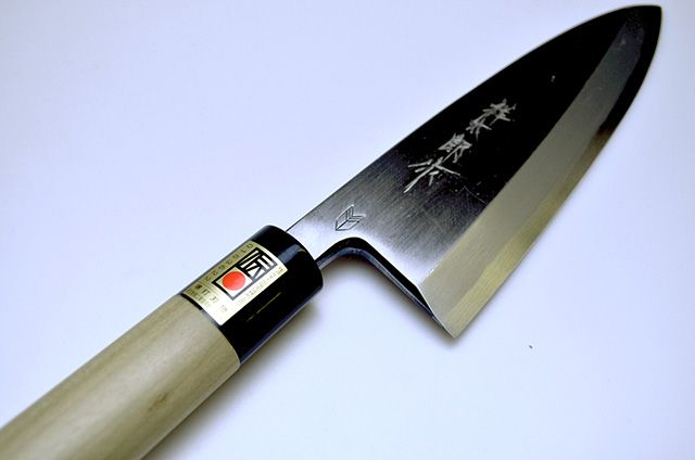 ノムラ刃物】17 祥太郎作出刃包丁180mm 白二鋼 水牛柄｜堺伝匠館